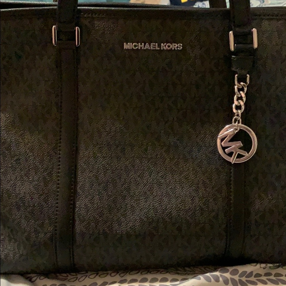 Michael Kors authentic black logo purse